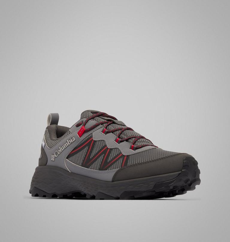 Men's Peakfreak Rush OutDry Shoe, Color: City Grey, Mountain Red, image 3