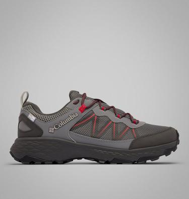Men's Peakfreak Rush Outdry Hiking Shoe, Color: City Grey, Mountain Red, image 3