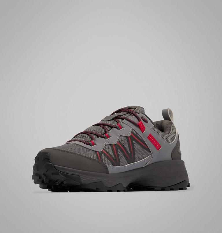 Men's Peakfreak Rush OutDry Shoe, Color: City Grey, Mountain Red, image 7