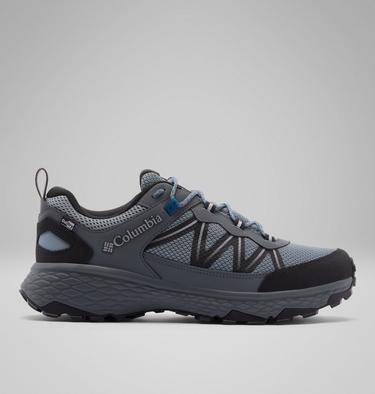 Men's Peakfreak Rush Outdry Hiking Shoe, Color: Cinder Grey, Phoenix Blue, image 1