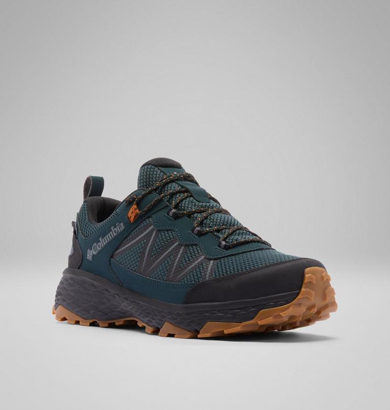 Men's Peakfreak Rush OutDry Shoe, Color: Blue Spruce, Caramel, image 3