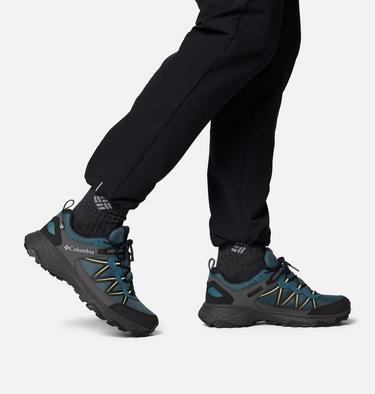 Men's Peakfreak Rush Outdry Hiking Shoe, Color: Everblue, Citron Haze, image 3