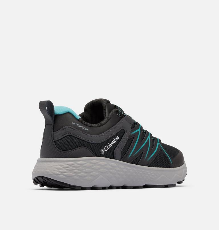 Zapatillas para caminar impermeables Peakfreak Roam para mujer, Color: Black, Teal, image 9