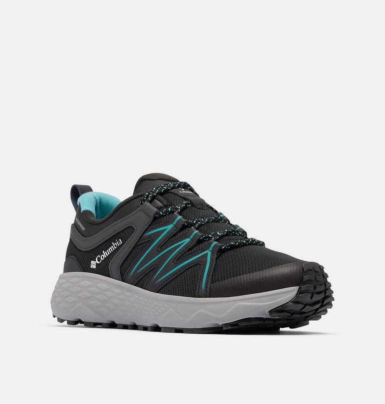 Zapatillas para caminar impermeables Peakfreak Roam para mujer, Color: Black, Teal, image 3