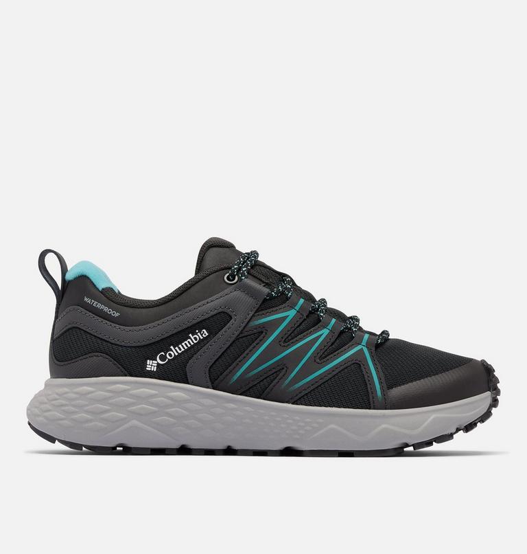 Zapatillas para caminar impermeables Peakfreak Roam para mujer, Color: Black, Teal, image 1
