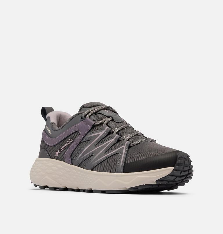 Zapatillas para caminar impermeables Peakfreak Roam para mujer, Color: City Grey, Granite Purple, image 3