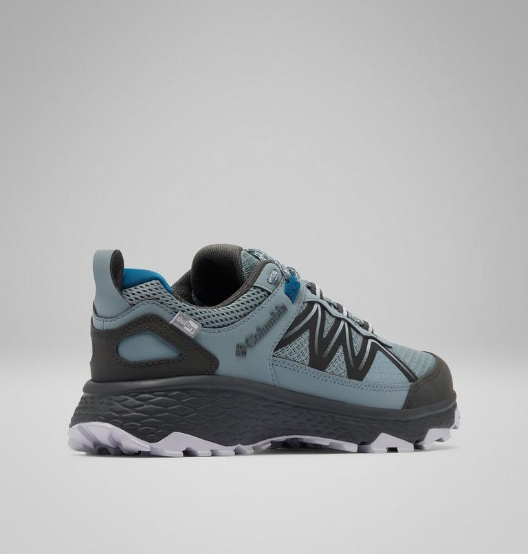 Women's Peakfreak Rush Outdry Hiking Shoe, Color: Cinder Grey, Phoenix Blue, image 9