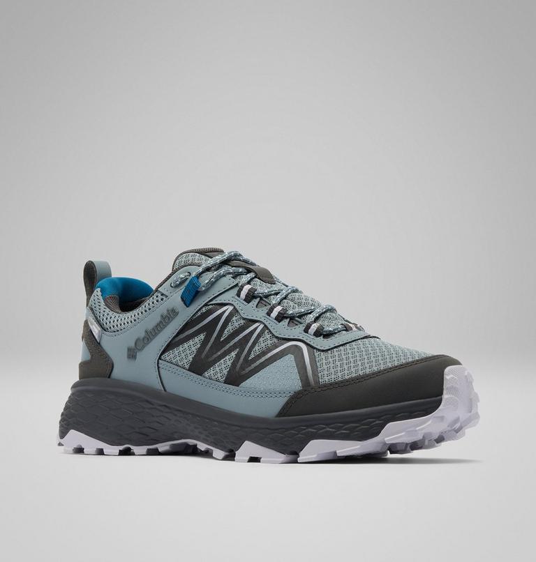 Women's Peakfreak Rush Outdry Hiking Shoe, Color: Cinder Grey, Phoenix Blue, image 3