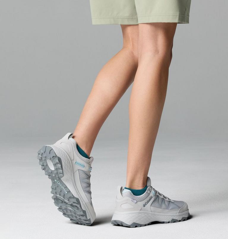 Women's Peakfreak Rush Outdry Hiking Shoe, Color: Grey Ice, Marine Light, image 10