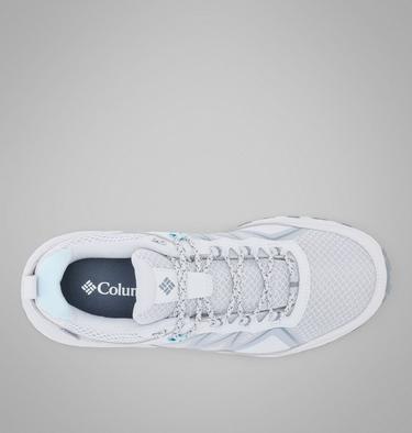 Women's Peakfreak Rush Outdry Hiking Shoe, Color: Grey Ice, Marine Light, image 8
