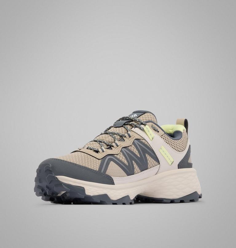 Women's Peakfreak Rush OutDry Shoe, Color: Canvas Tan, Citron Haze, image 7