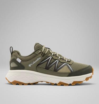 Women's Peakfreak Rush Outdry Hiking Shoe, Color: Stone Green, Light Sand, image 3