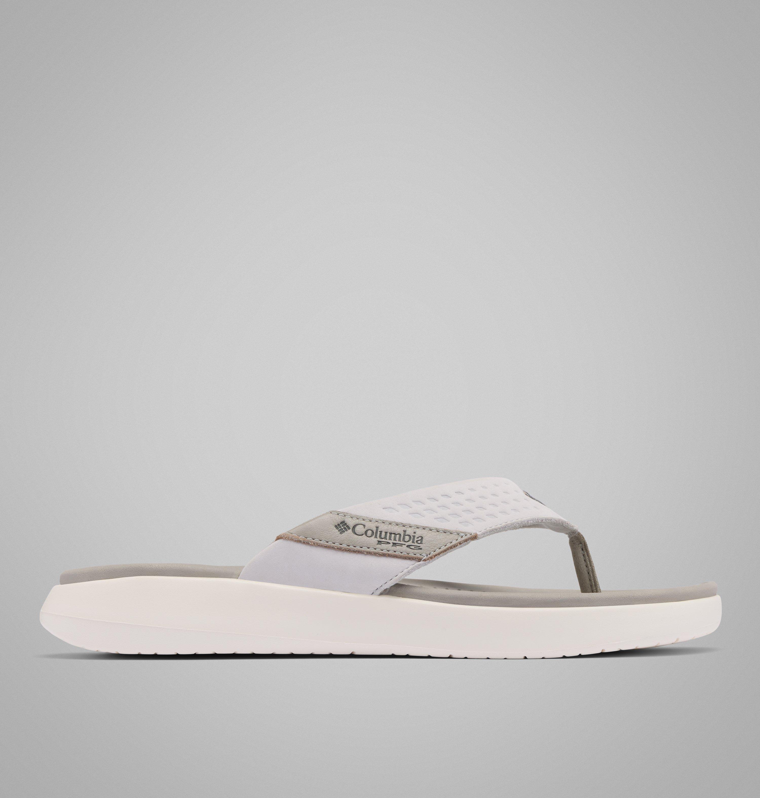 Columbia Men's Boatside  Leather Flip Flop-