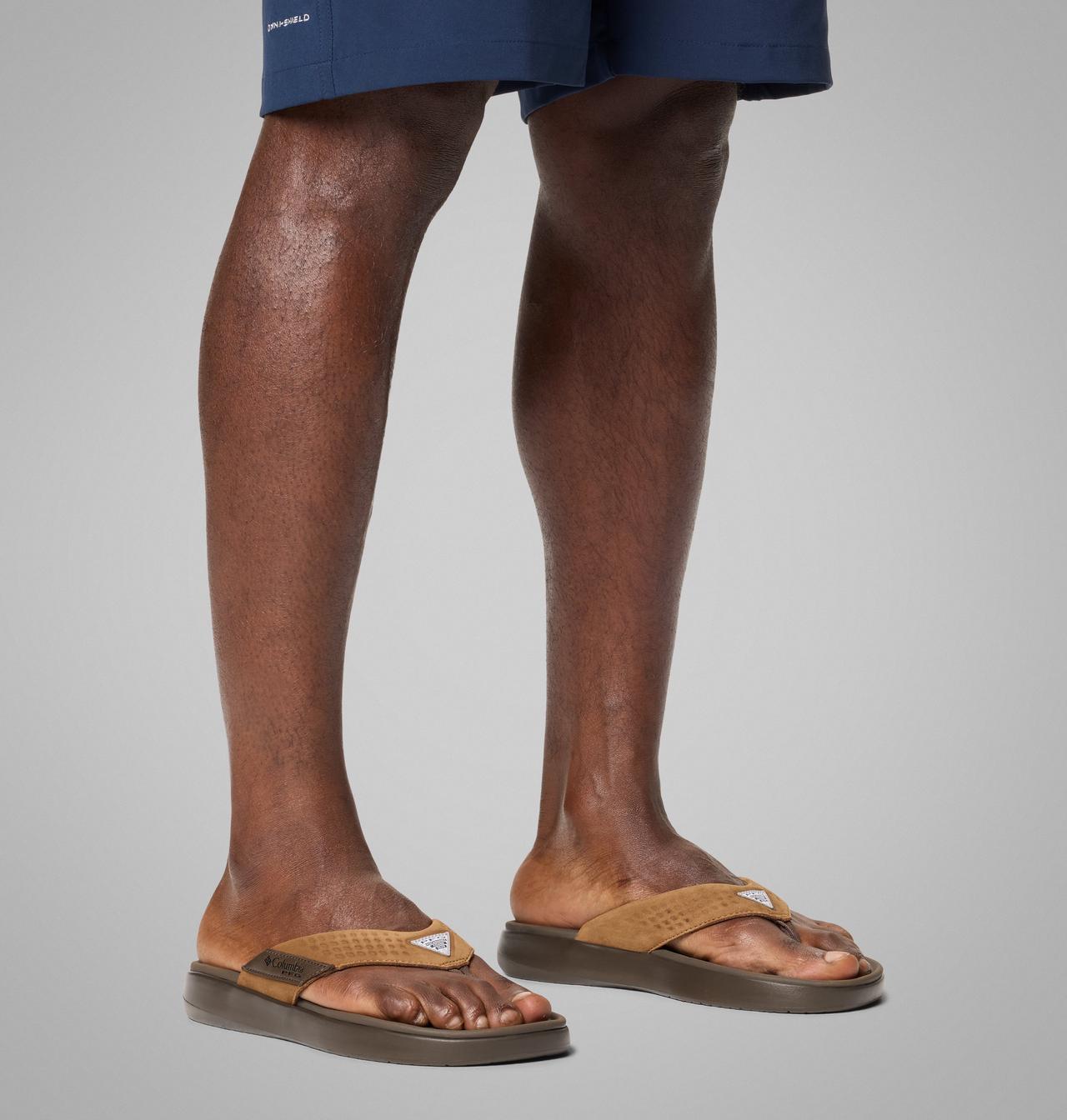 Men's Boatside™ Leather Flip Flop 10