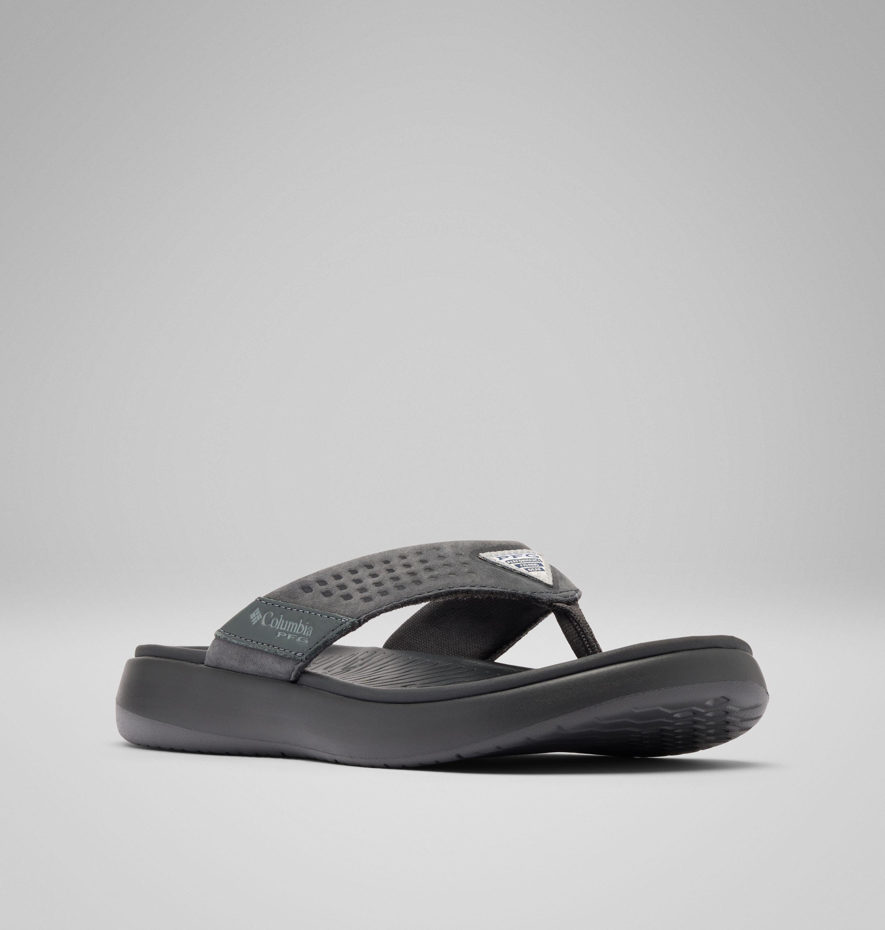 Women's PFG Boatside Leather Flip Flop 3