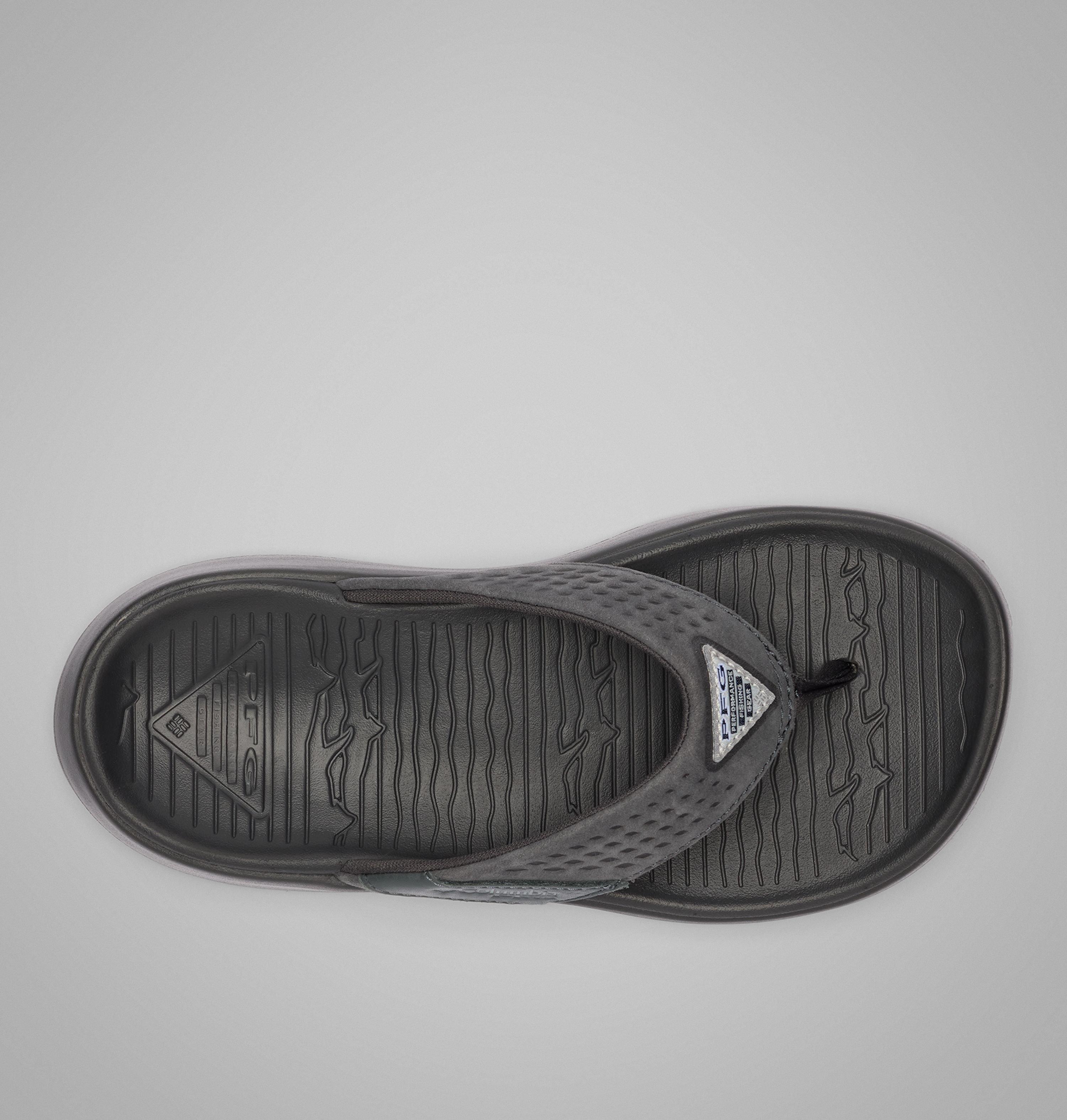 Women's PFG Boatside Leather Flip Flop 4
