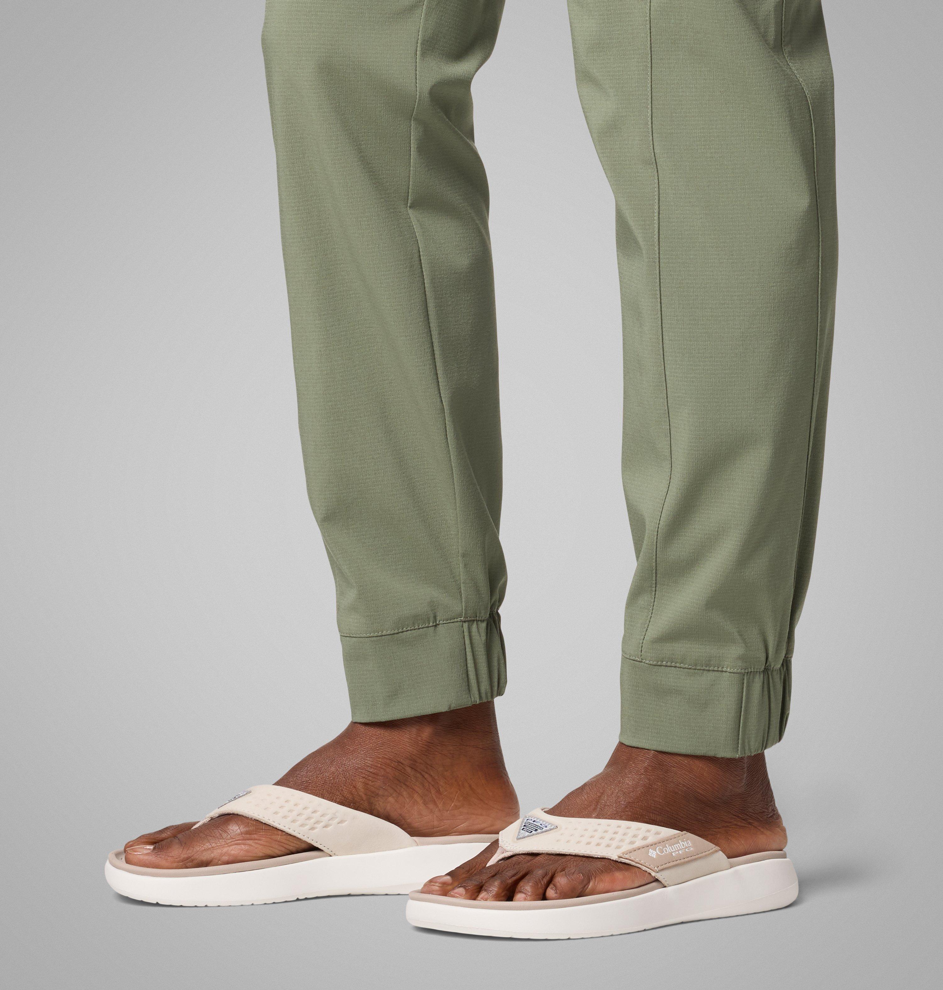 Women's PFG Boatside Leather Flip Flop 10