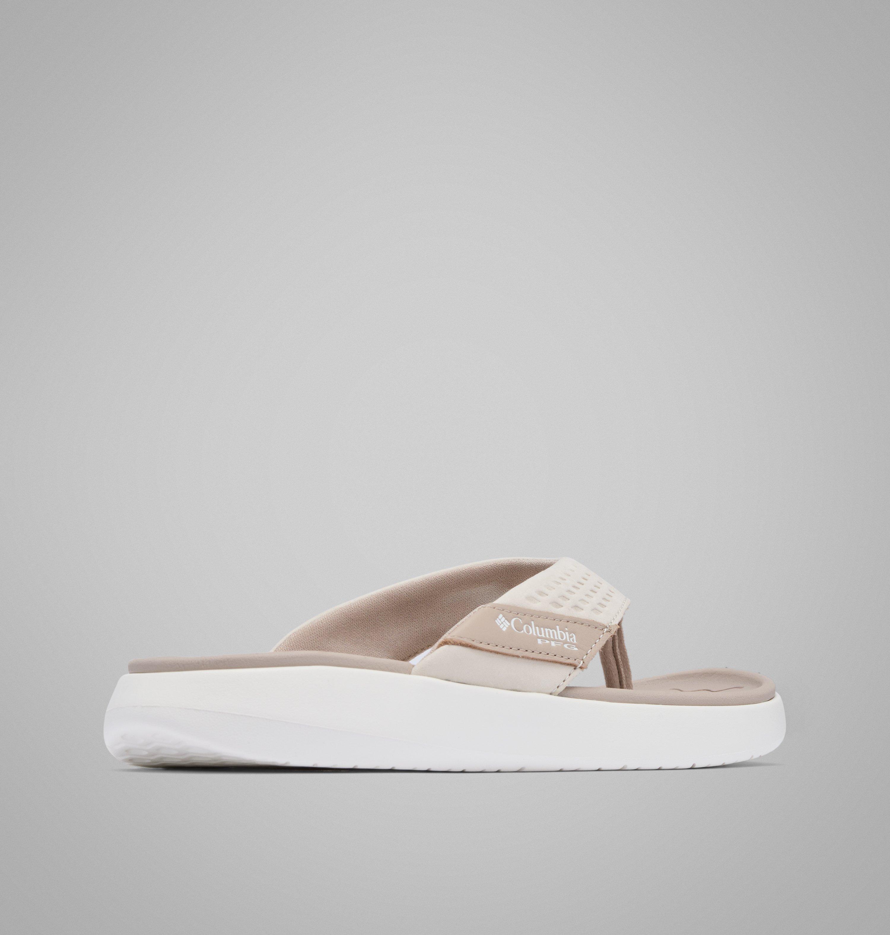 Women's PFG Boatside Leather Flip Flop 9