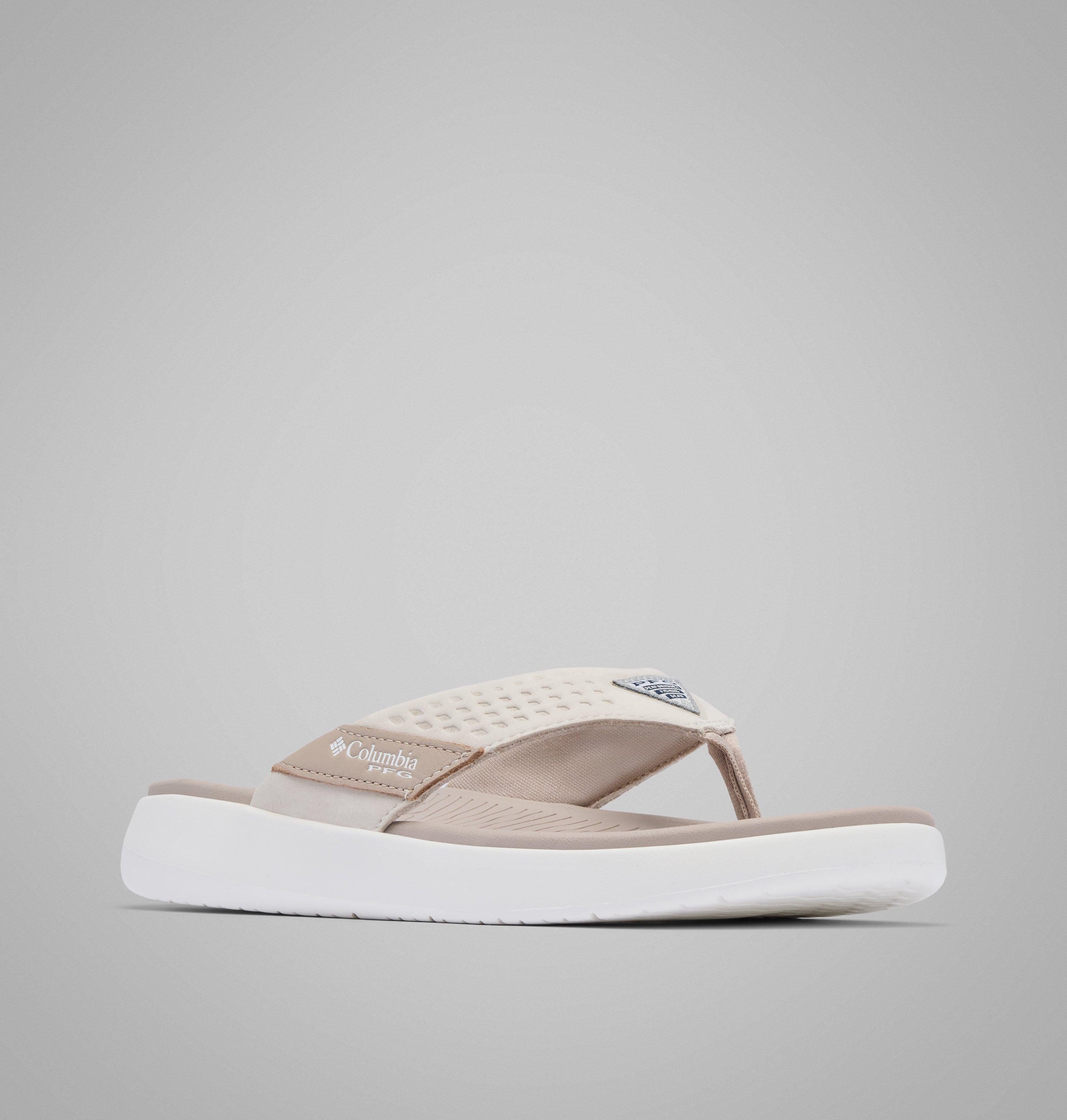 Women's PFG Boatside Leather Flip Flop 3
