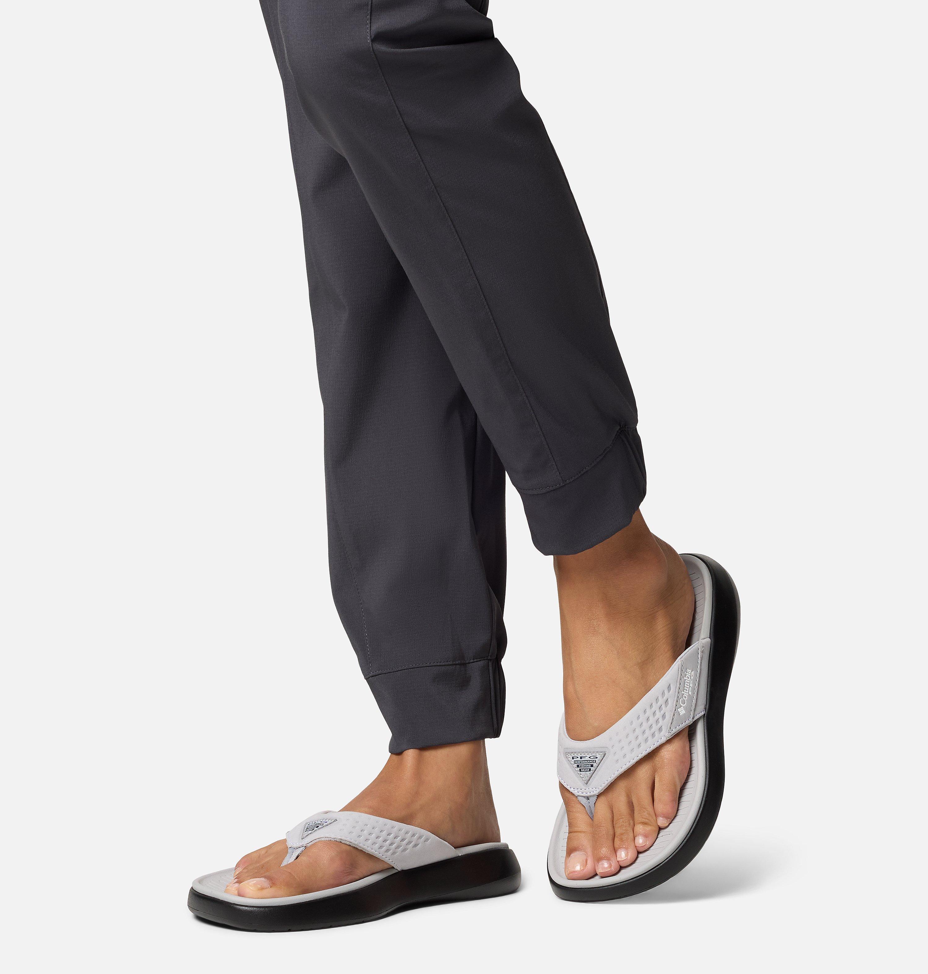 Women's PFG Boatside Leather Flip Flop 10
