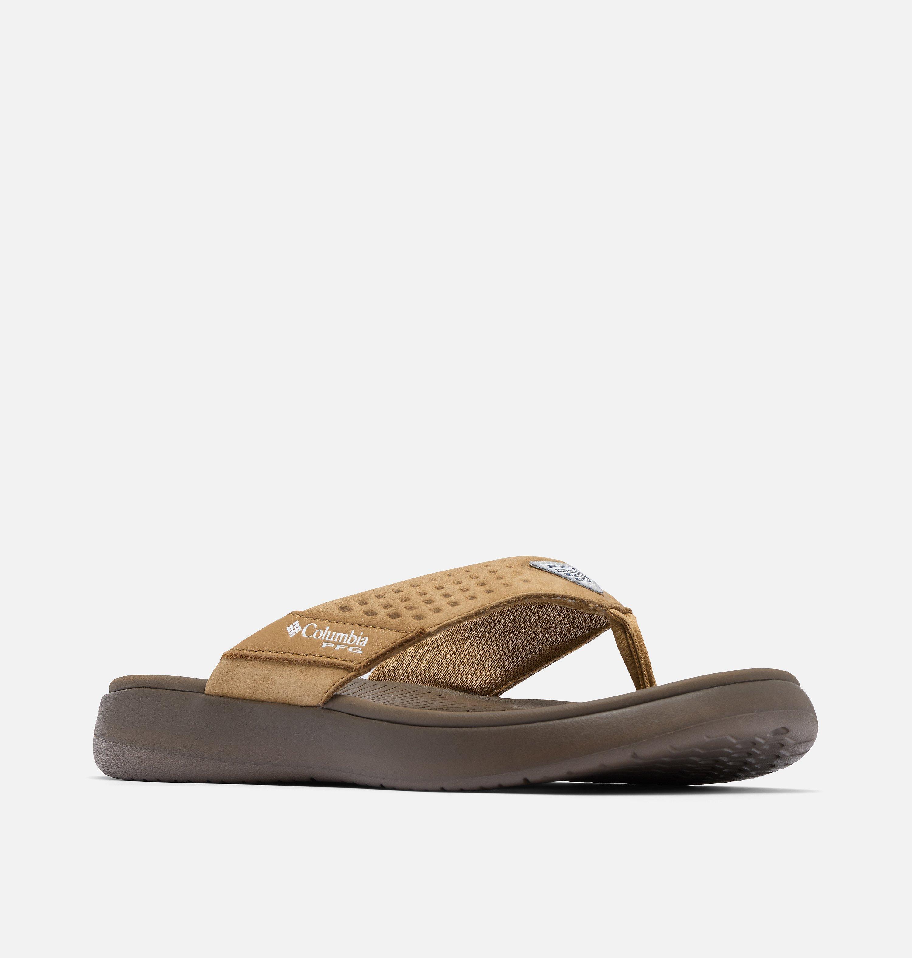 Women's PFG Boatside Leather Flip Flop 3