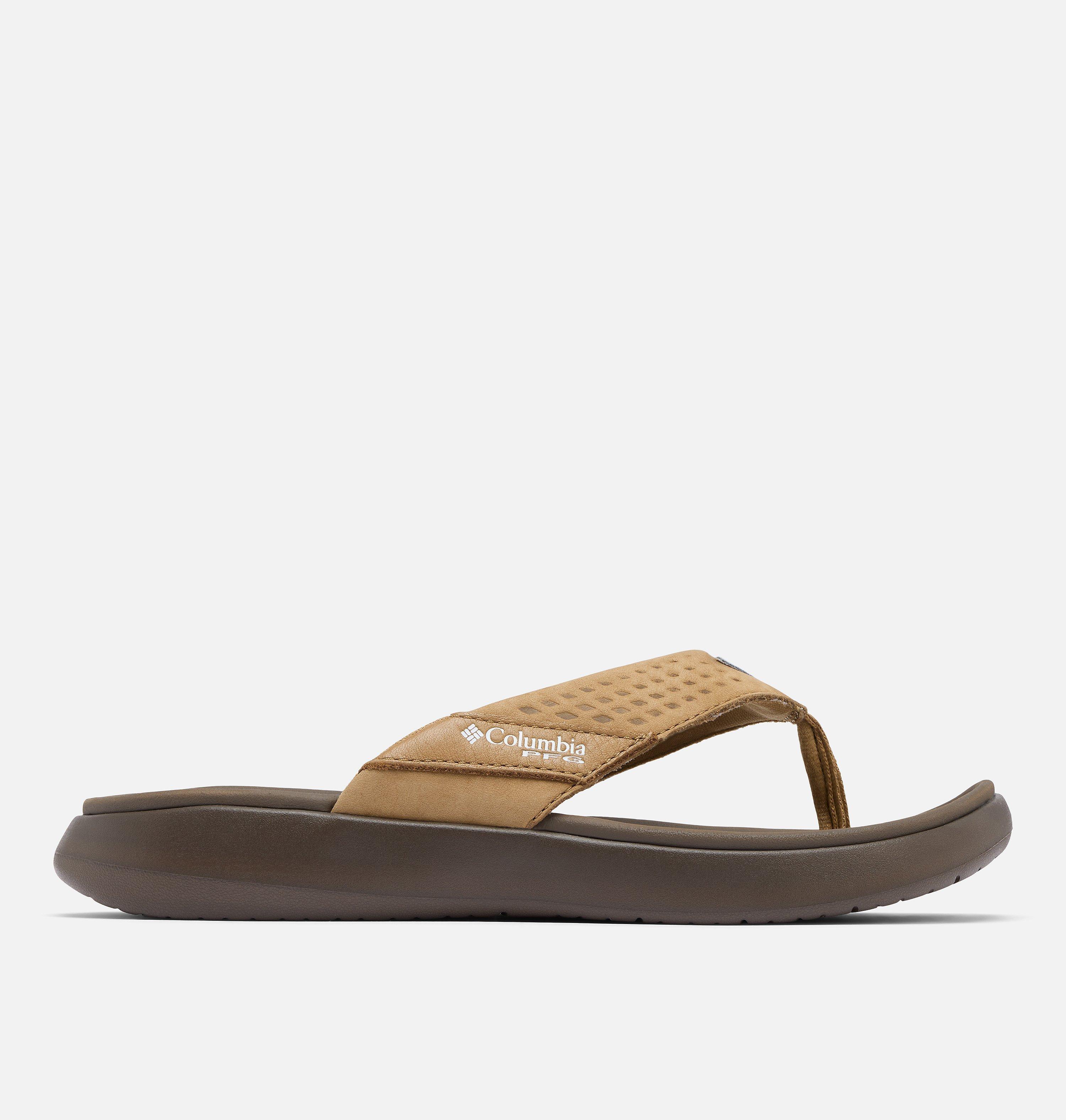 Women's PFG Boatside Leather Flip Flop 1