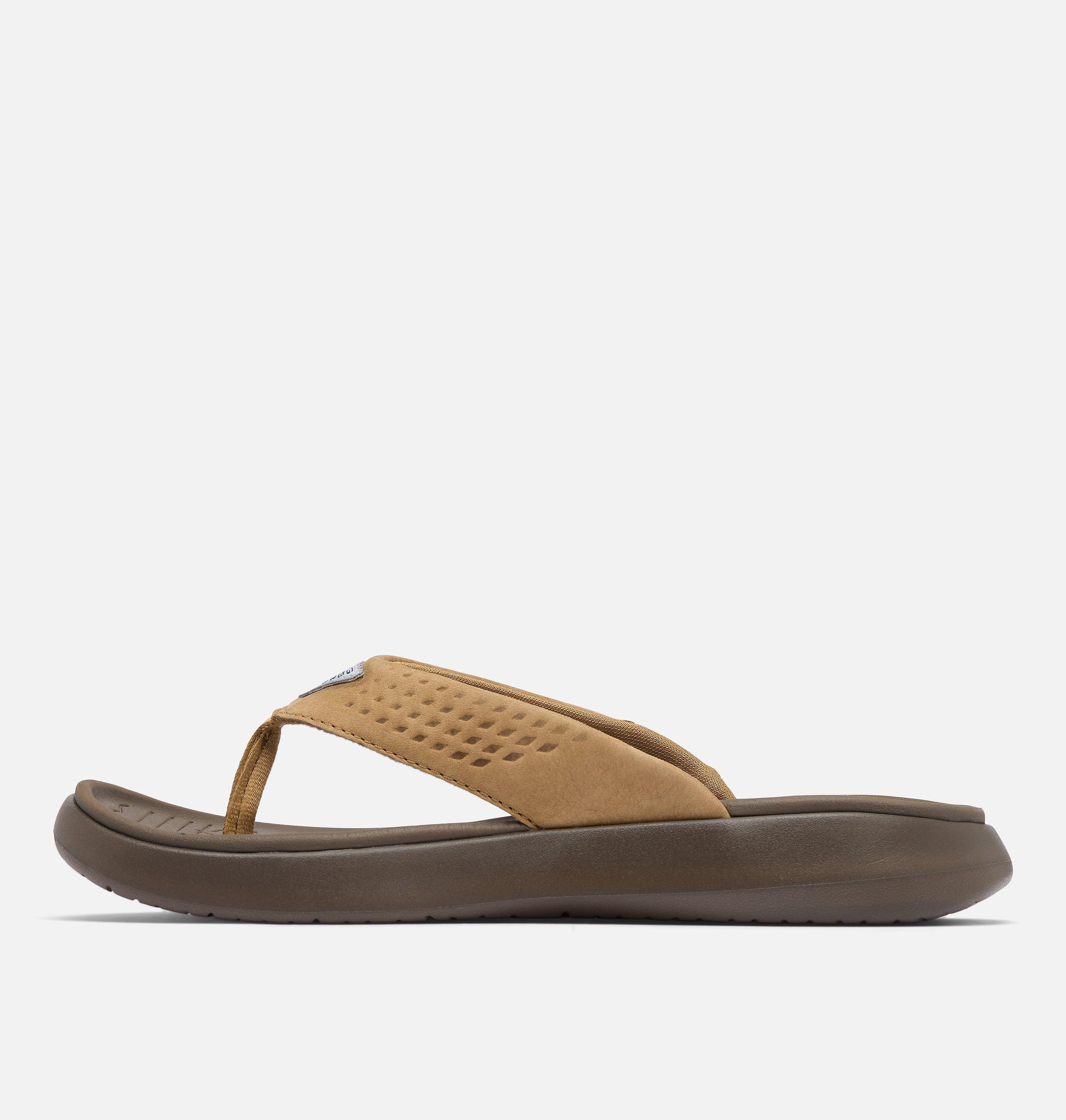Women's PFG Boatside Leather Flip Flop 6
