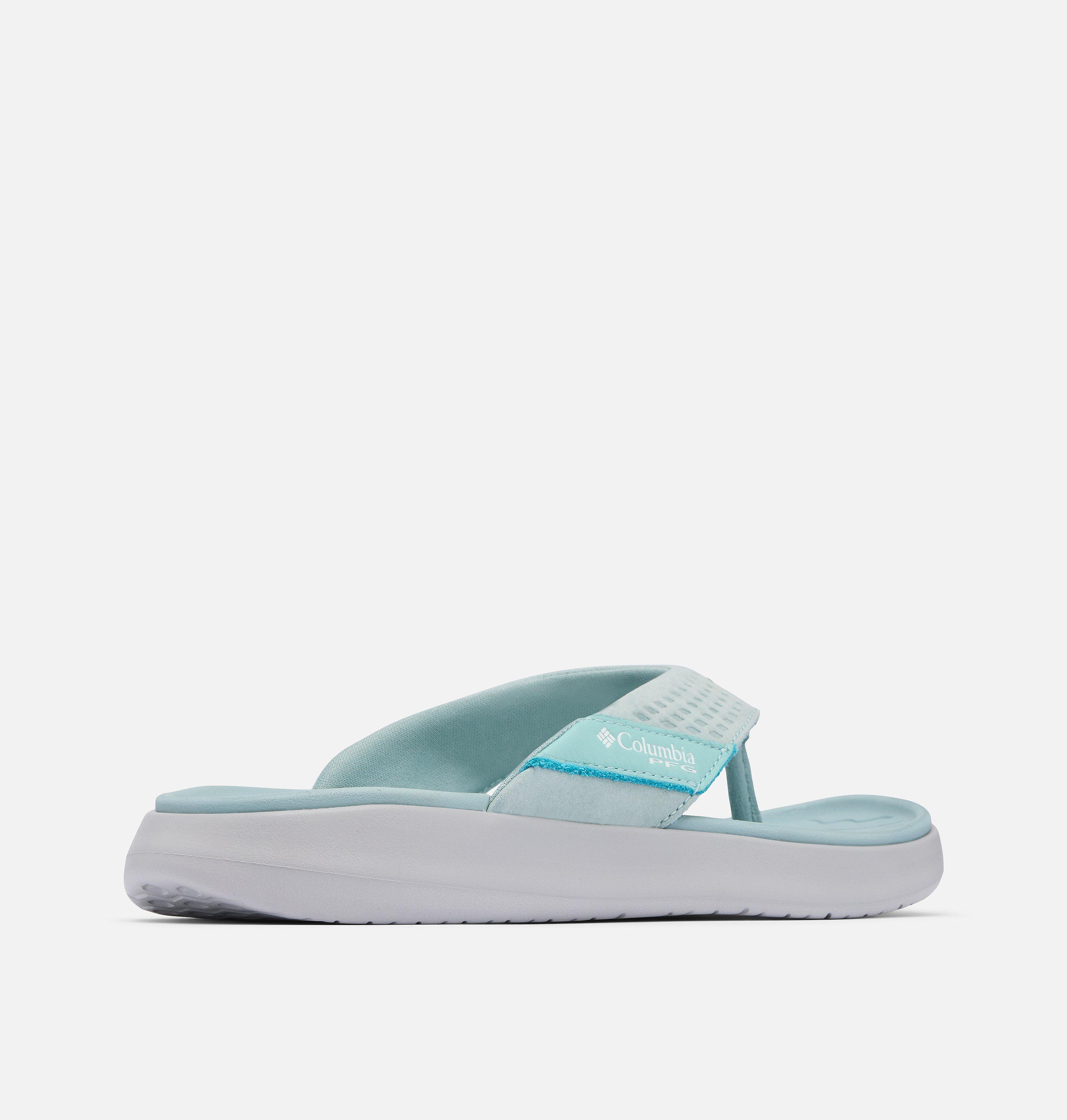 Women's PFG Boatside Leather Flip Flop 9