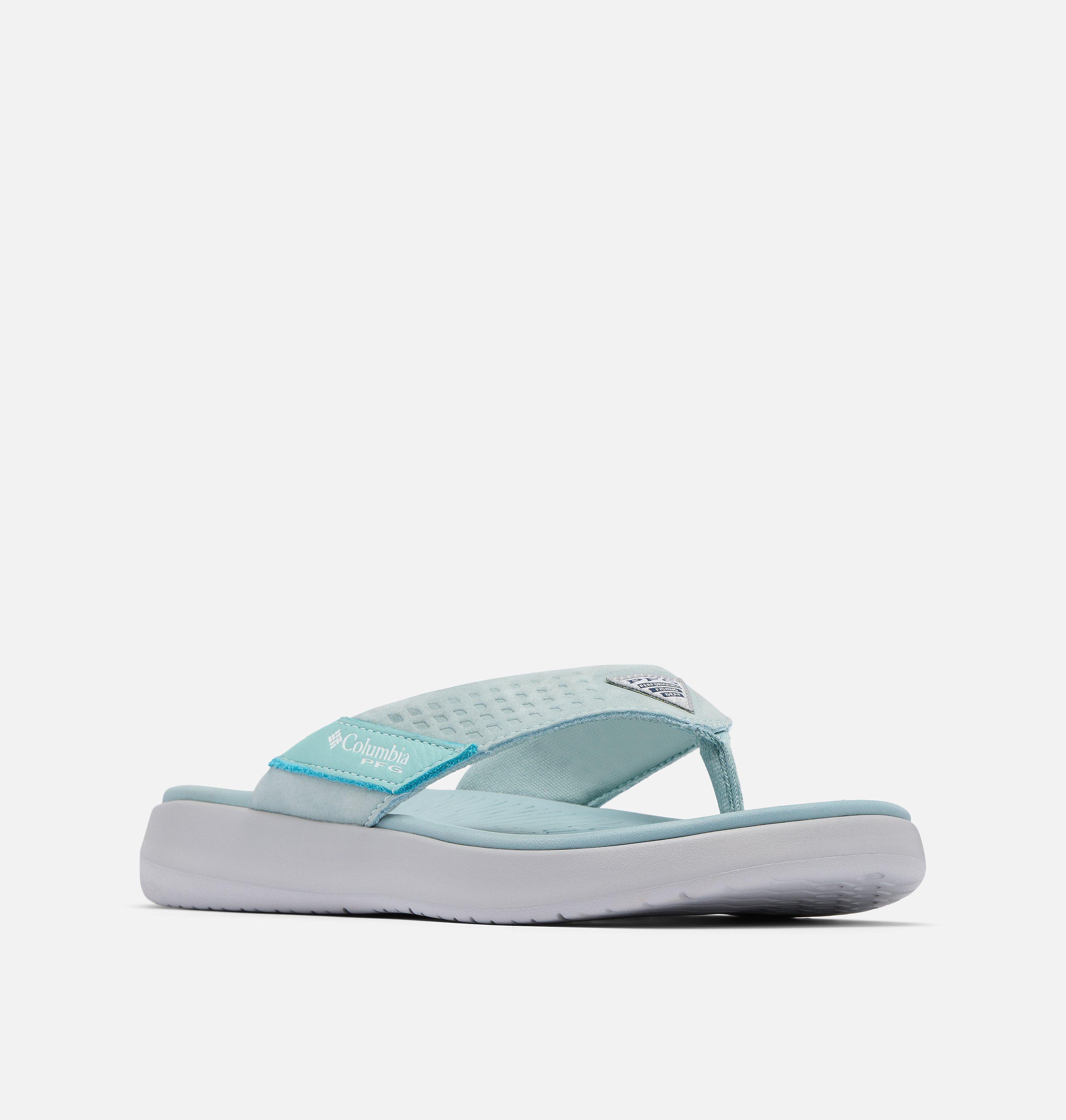 Women's PFG Boatside Leather Flip Flop 3