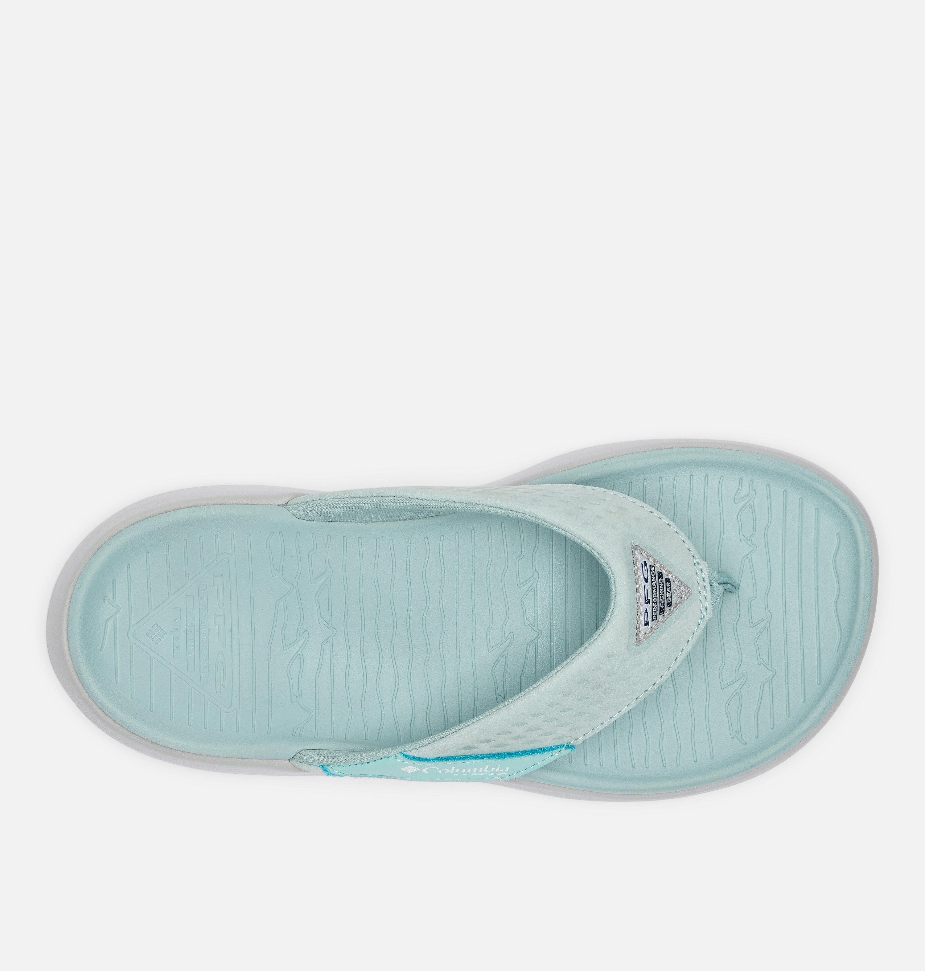 Women's PFG Boatside Leather Flip Flop 4