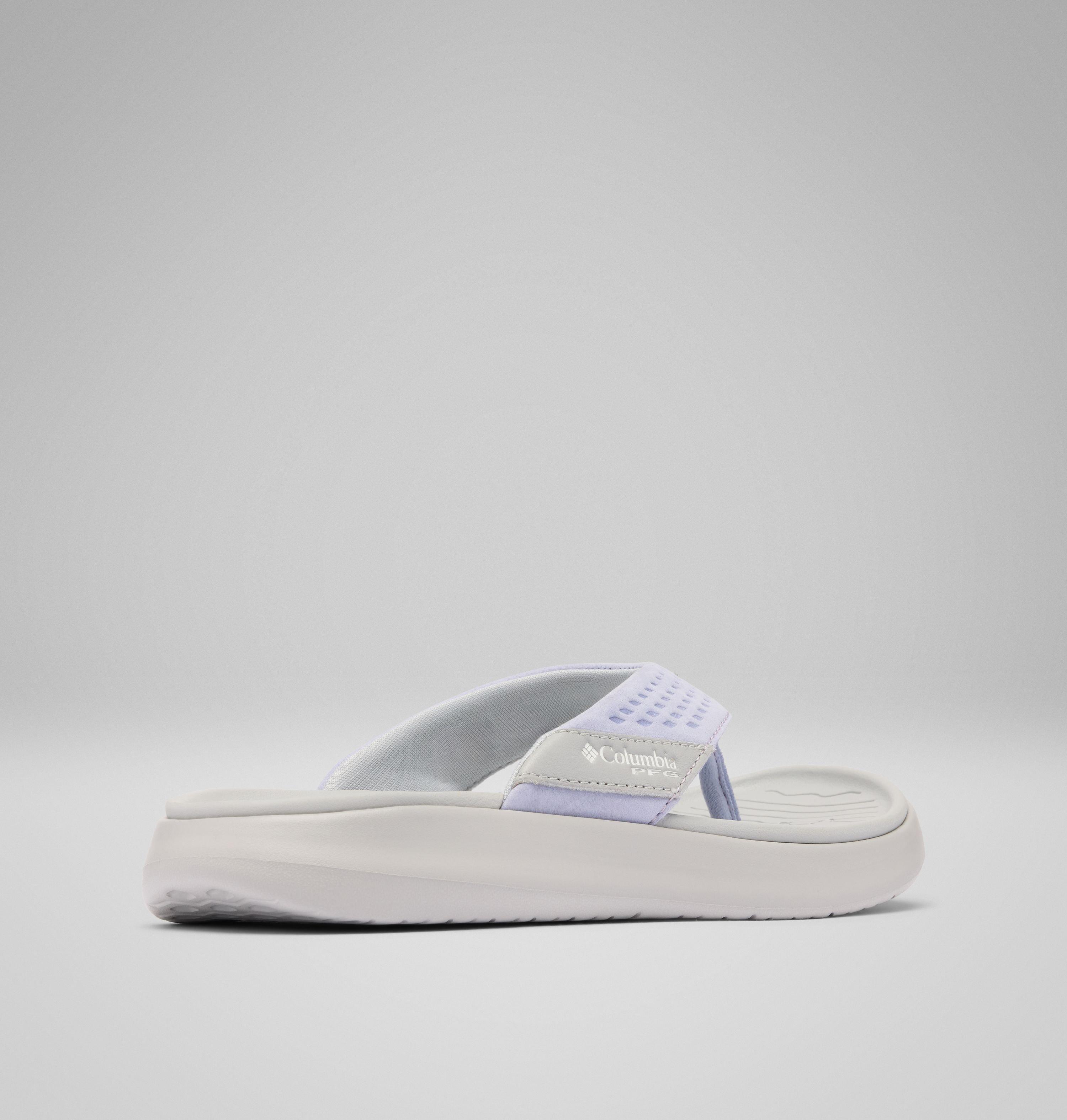 Women's PFG Boatside Leather Flip Flop 9