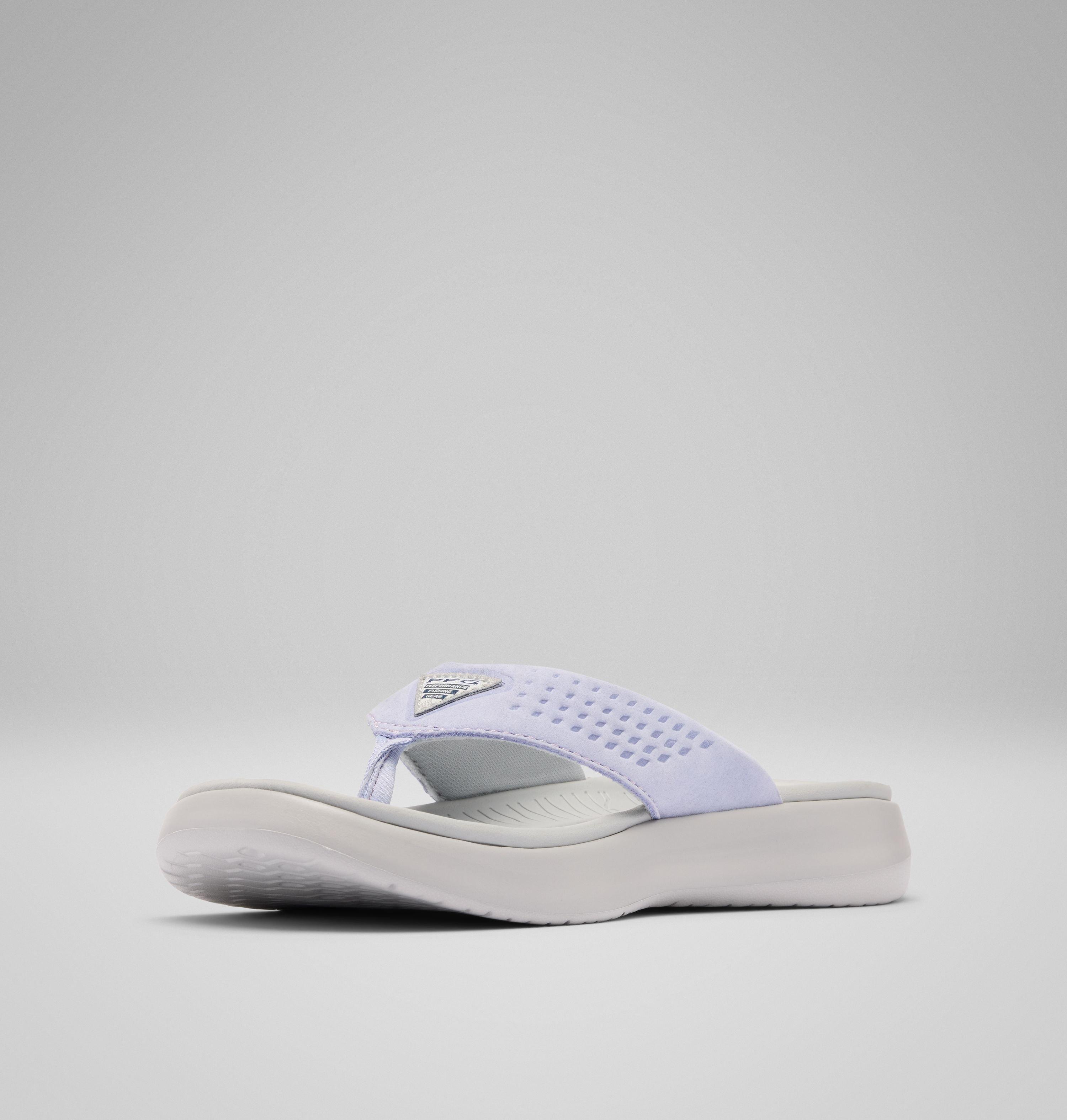 Women's PFG Boatside Leather Flip Flop 7