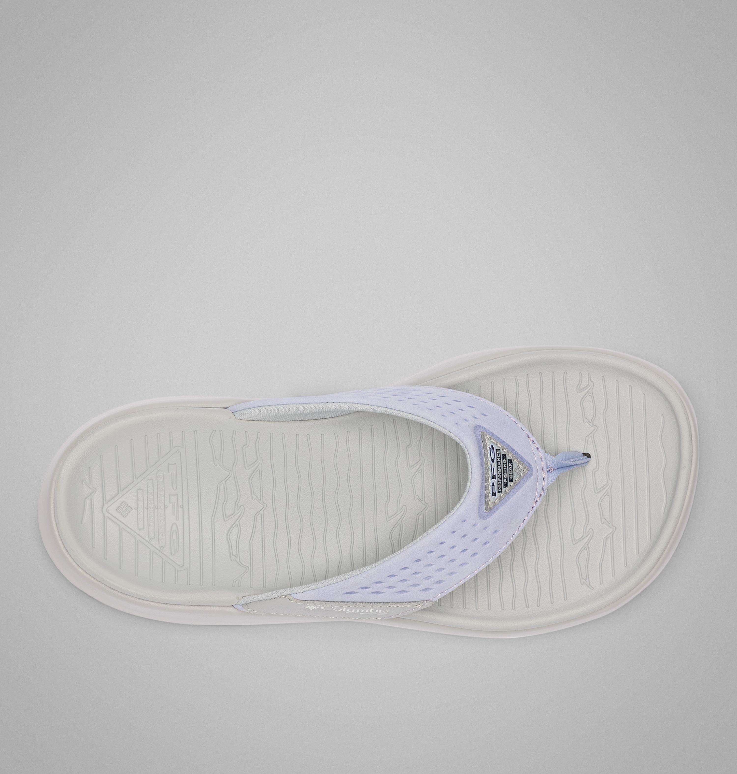 Women's PFG Boatside Leather Flip Flop 4