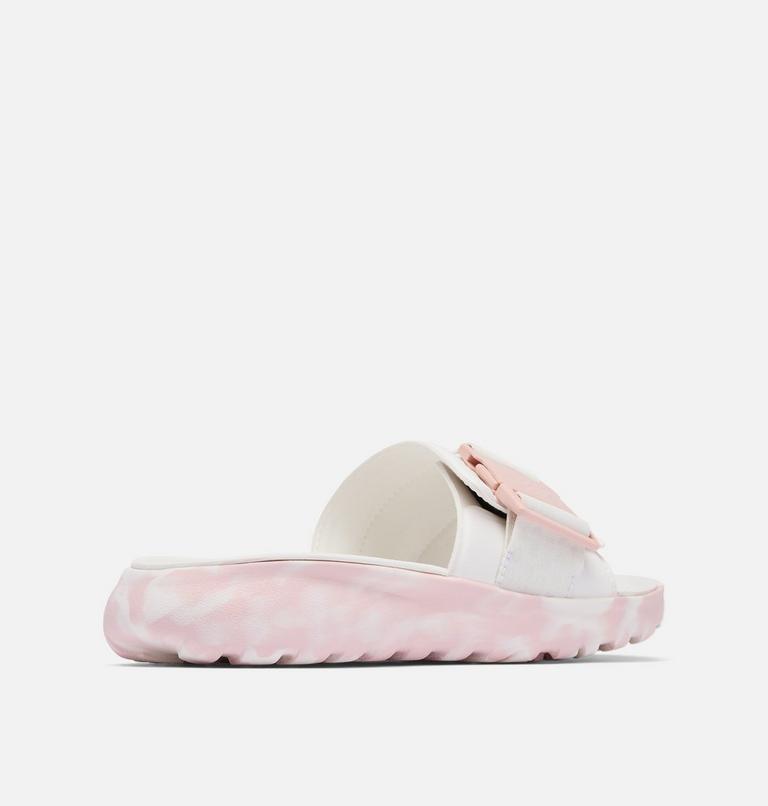 Women's Peakfreak Roam Slide, Color: Sea Salt, Pink Haze, image 9
