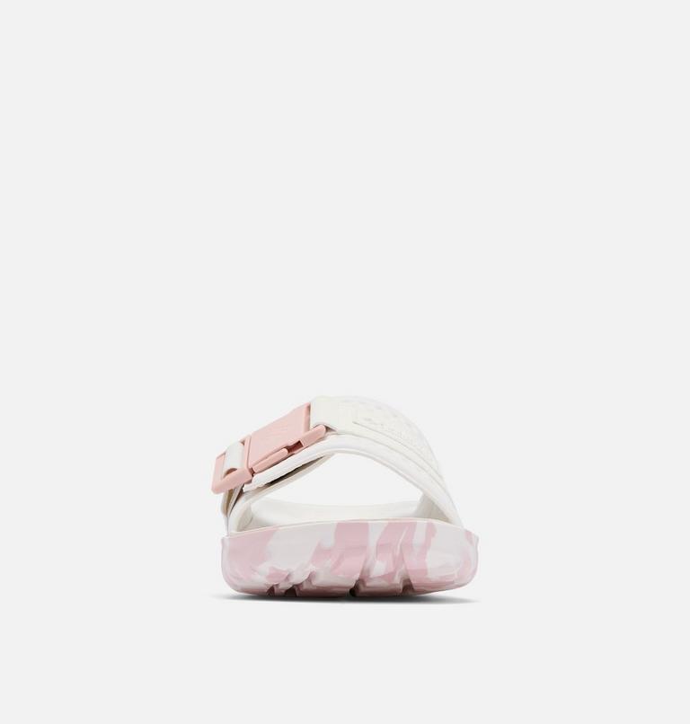 Women's Peakfreak Roam Slide, Color: Sea Salt, Pink Haze, image 8