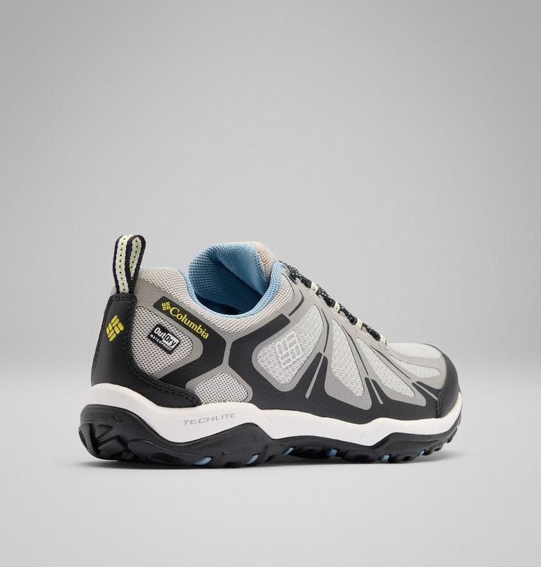 Women's Grove Heights Low OutDry Walking Shoe, Color: Grey Ice, Acid Yellow, image 9