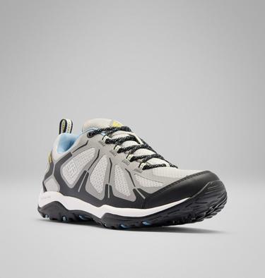 Zapatillas de ca&ntilde;a baja para caminar Grove Heights OutDry para mujer, Color: Grey Ice, Acid Yellow, image 4