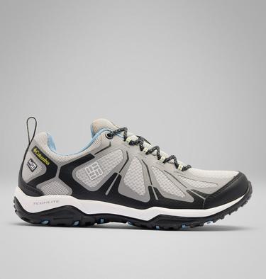 Women's Grove Heights Low OutDry Walking Shoe, Color: Grey Ice, Acid Yellow, image 2