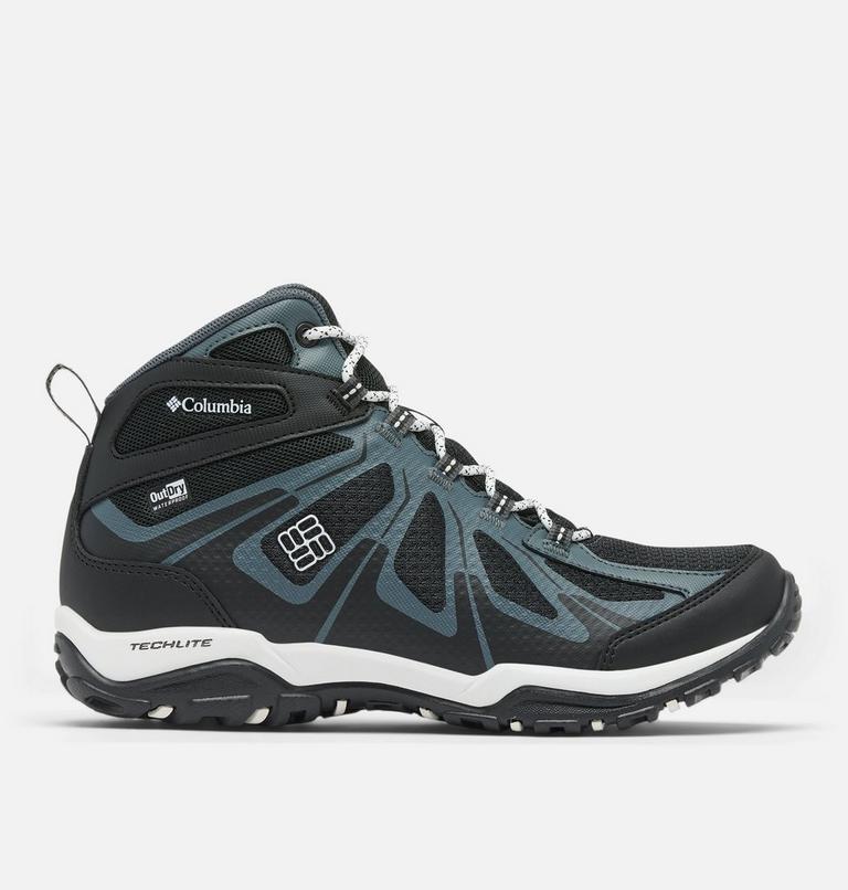 Women's Grove Heights FS Mid OutDry Hiking Shoes, Color: Black, White, image 1