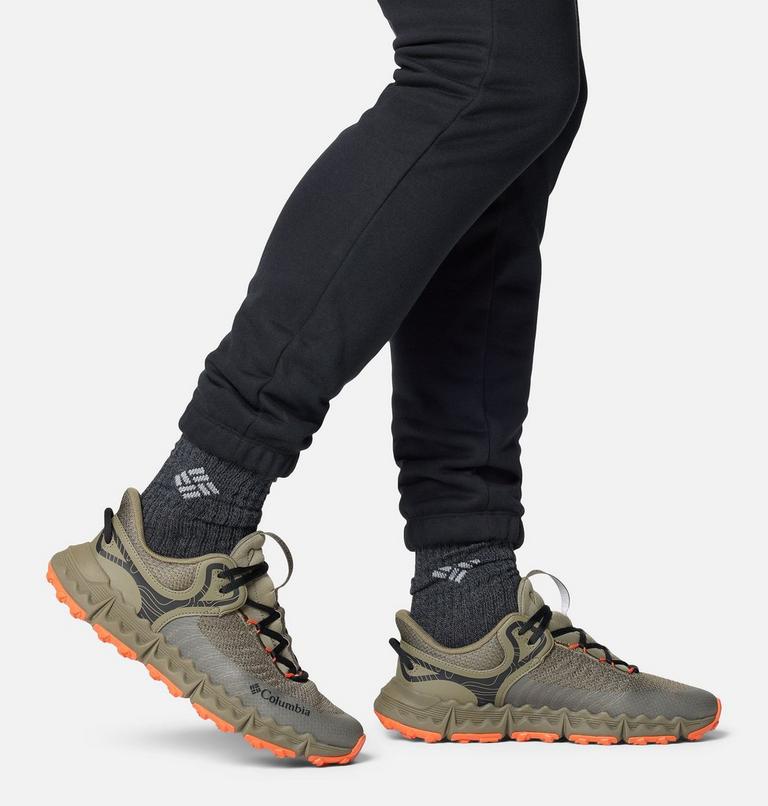 Men's Voyager FLX Sneaker, Color: Stone Green, Tangy Orange, image 8
