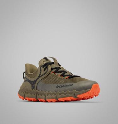 Men's Voyager FLX Sneaker, Color: Stone Green, Tangy Orange, image 3
