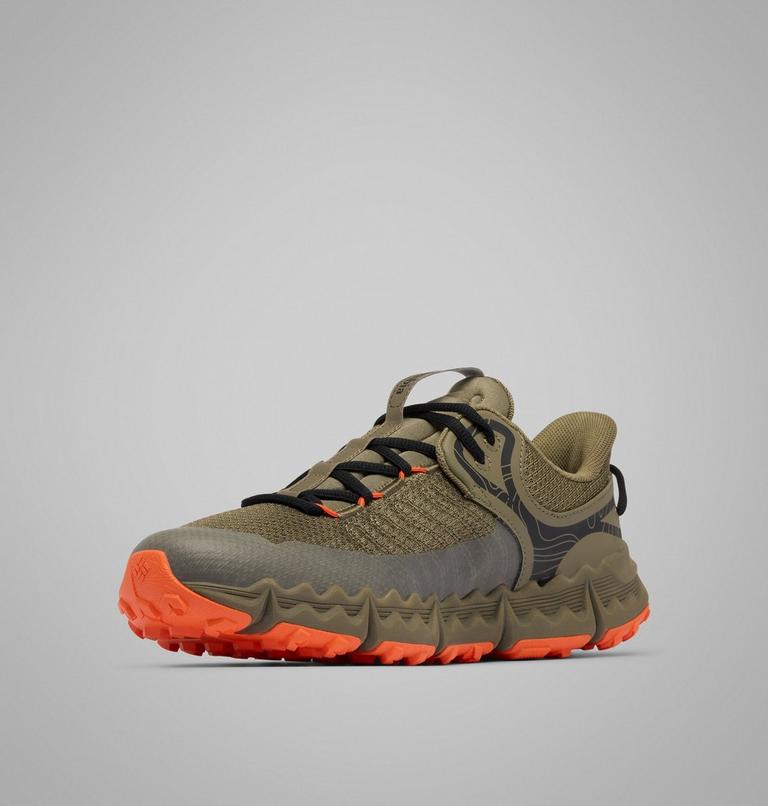 Men's Voyager FLX Sneaker, Color: Stone Green, Tangy Orange, image 6