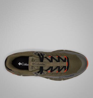 Men's Voyager FLX Sneaker, Color: Stone Green, Tangy Orange, image 3