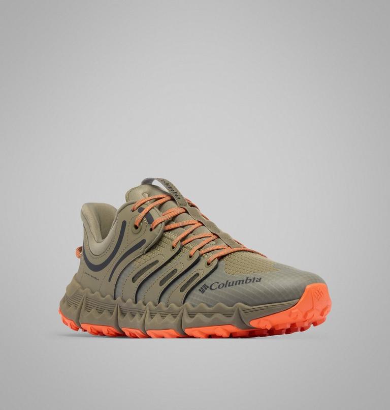 Men's Voyager FLX PCT Sneaker, Color: Stone Green, Tangy Orange, image 3
