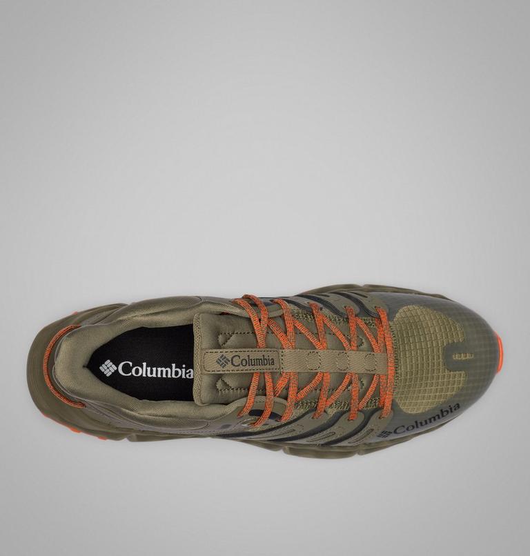 Men's Voyager FLX PCT Sneaker, Color: Stone Green, Tangy Orange, image 4
