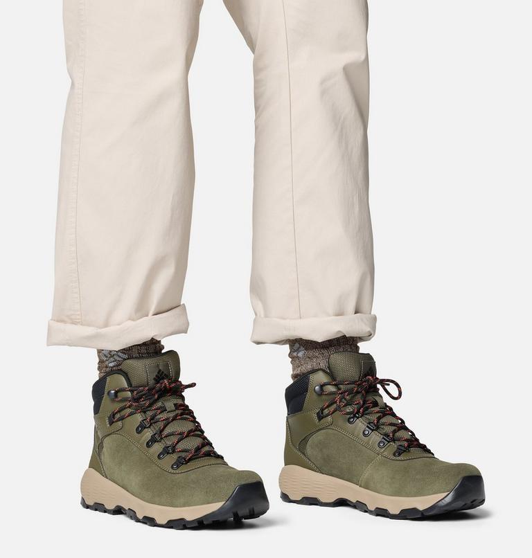 Men's Newton Wander Boot, Color: Peatmoss, Tangy Orange, image 10