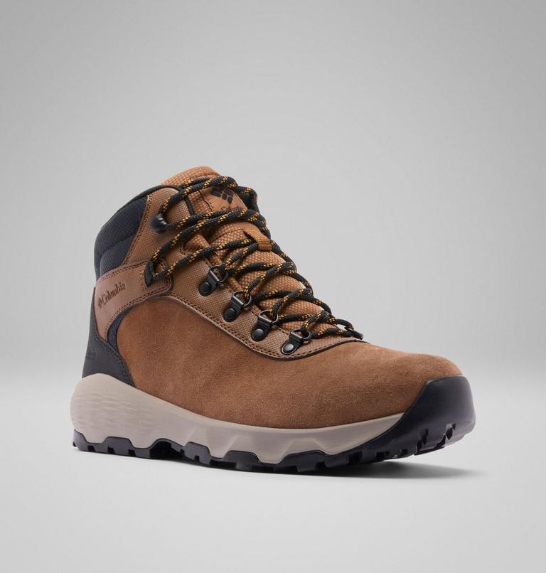 Men's Newton Wander Walking Boot, Color: Nutmeg, Black, image 3