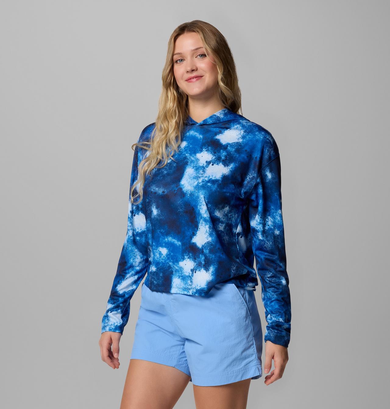 Women's PFG Solar Stream™ Printed Hoodie | 487 | XS 3