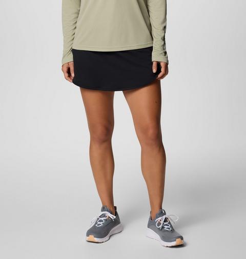 Женская юбка-шорты Columbia PFG Tidal Knit Skort, цвет: Чёрный