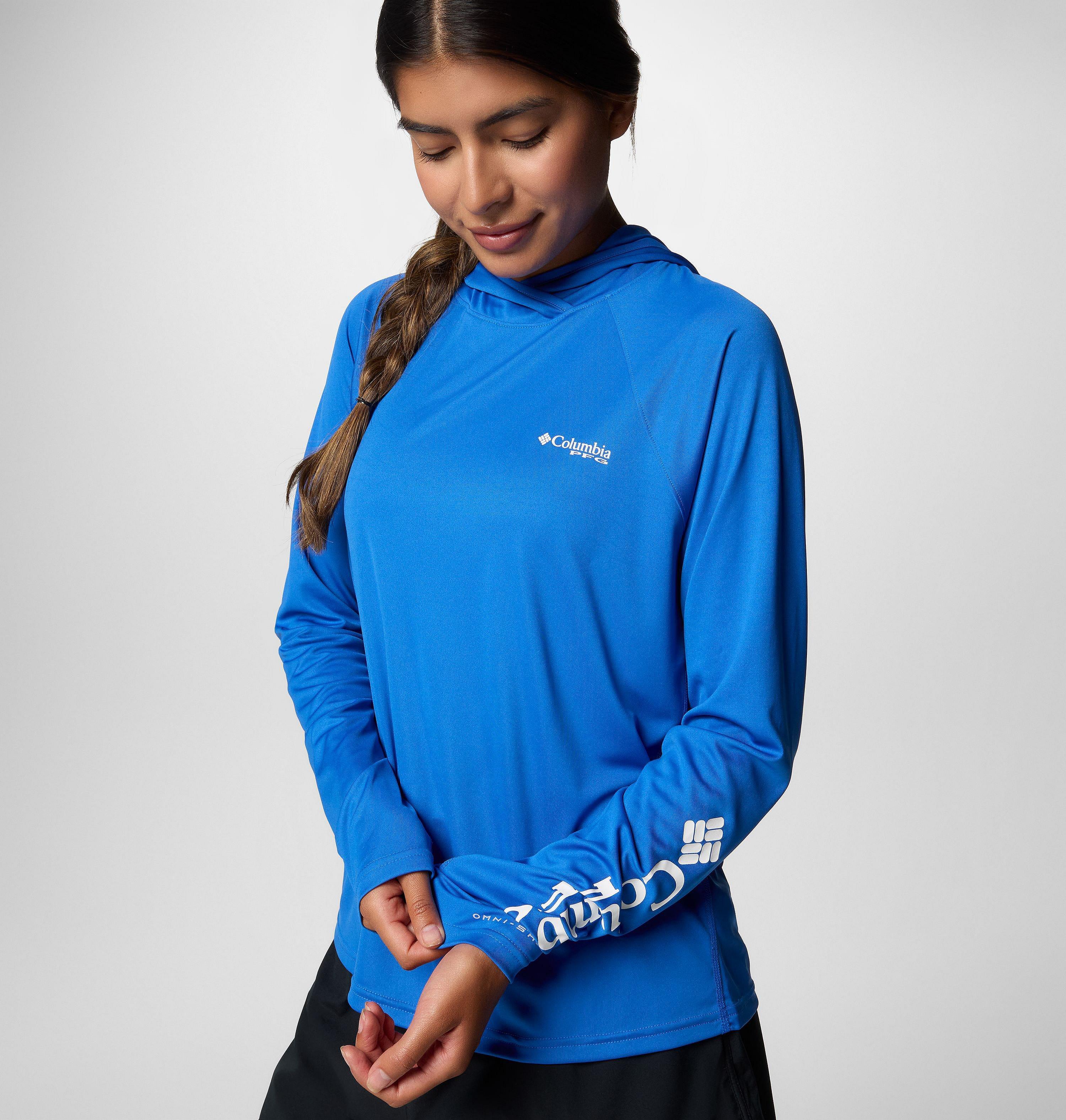Women's PFG Tidal Tee II Hoodie | 487 | XS 6